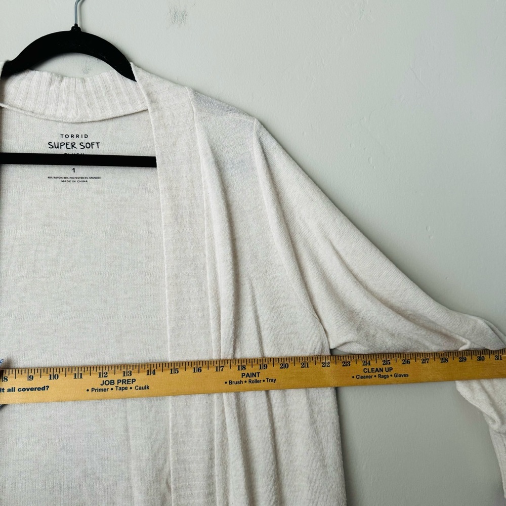 Torrid Plus Size Super Soft Open Front Longline C… - image 4